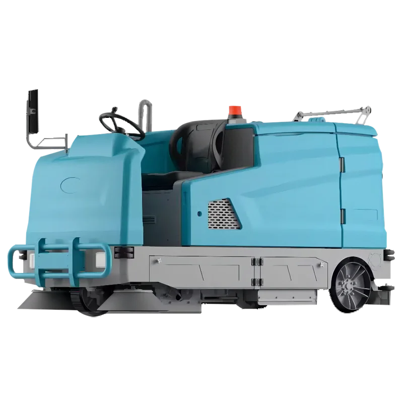 RONLON V20 Ride On Road Sweeper